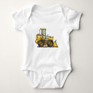 Rubber Tire Loader Construction Equipment Baby Bodysuit