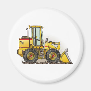 Rubber Tire Loader Construction Equipment Magnet