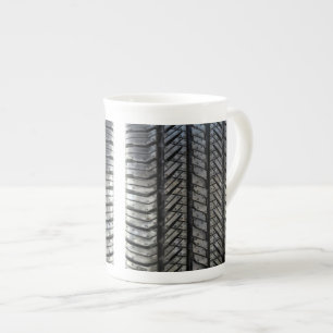 Rubber Tire Thread Automotive Style Decor Bone China Mug