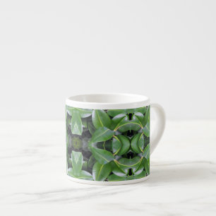 Rubber Tree Pattern Espresso Cup