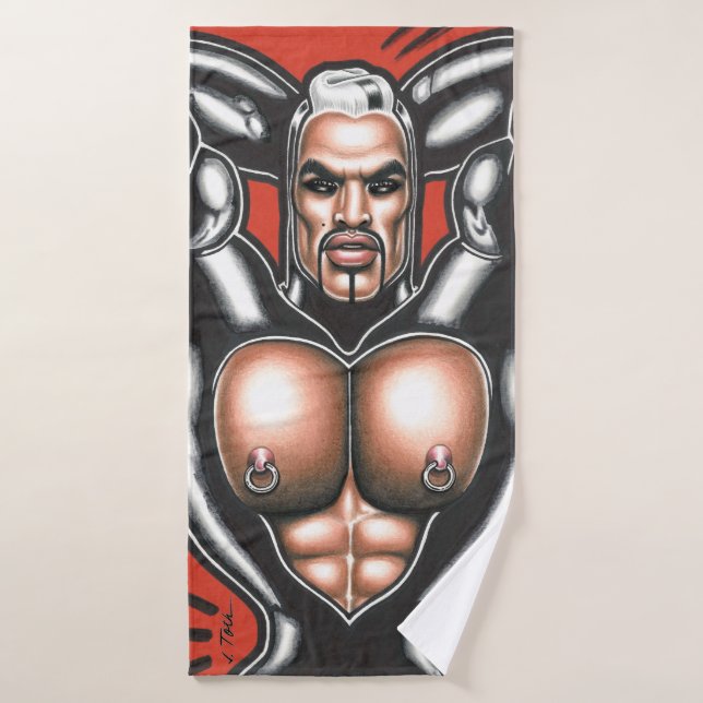 Rubberwear at the Gym Bath Towel (Bath Towel)