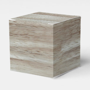 Rubberwood Wood Grain Favour Box