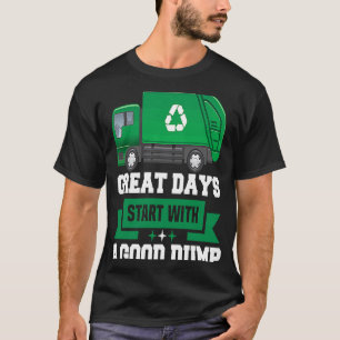 Rubbish removal lorry driver trucker truck driver T-Shirt
