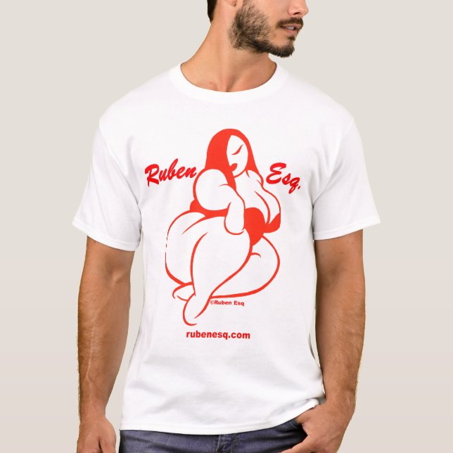 Ruben Esq Logo (Red) T-Shirt (Front)