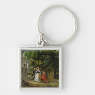 Rubens and Helene Fourment in the Garden Key Ring