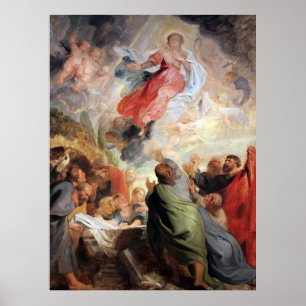 Rubens – Assumption of the Virgin  Poster