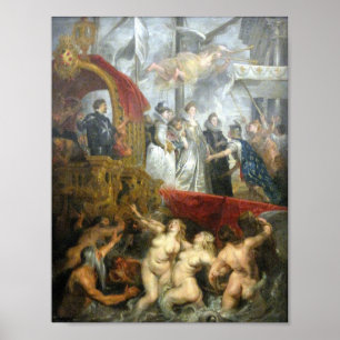 Rubens – Queen's Arrival in Marseille (Louvre) Poster