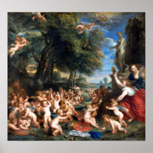 Rubens - Worship Of Venus Poster