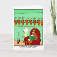 Rubes All of the other reindeer Christmas Card
