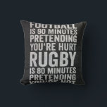 Rubgy Football Comparev Cushion<br><div class="desc">COMFORTABLE AND SOFT –Whether relaxing in on vacation or at home, this Sherpa fleece blanket is perfect for snuggling on the couch or in bed. This cosy and durable blanket is useful to stay warm in all seasons, whether watching sports games in fall, star gazing on a cool summer night,...</div>