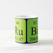Rubi periodic table name mug (Center)