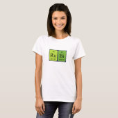 Rubi periodic table name shirt (Front Full)