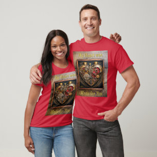 Rubies And Gears Heart Steampunk Series T-Shirt