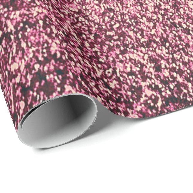 Rubino Burgud Glass Gold Glass Ombre Abstract Wrapping Paper (Roll Corner)