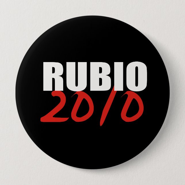 RUBIO 10 CM ROUND BADGE (Front)