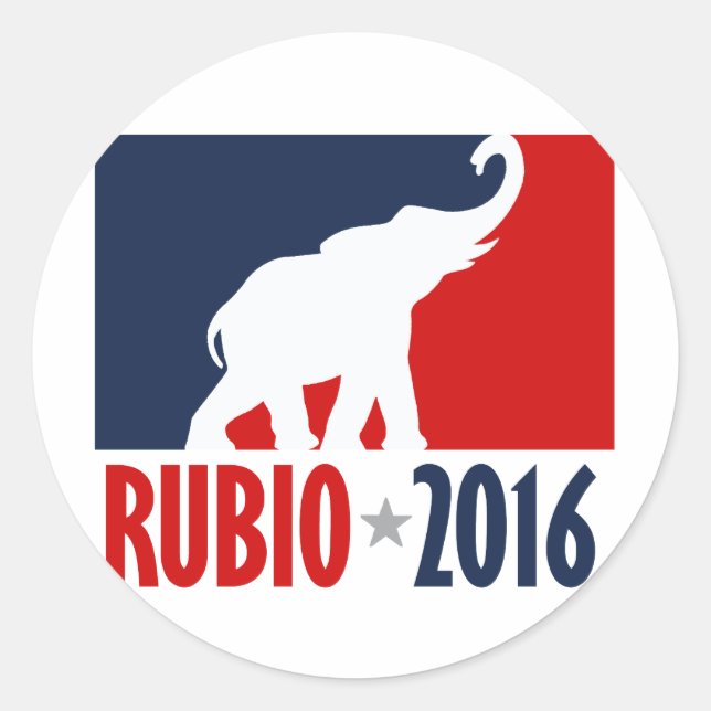 RUBIO 2016 SPORTPRO -.png Classic Round Sticker (Front)