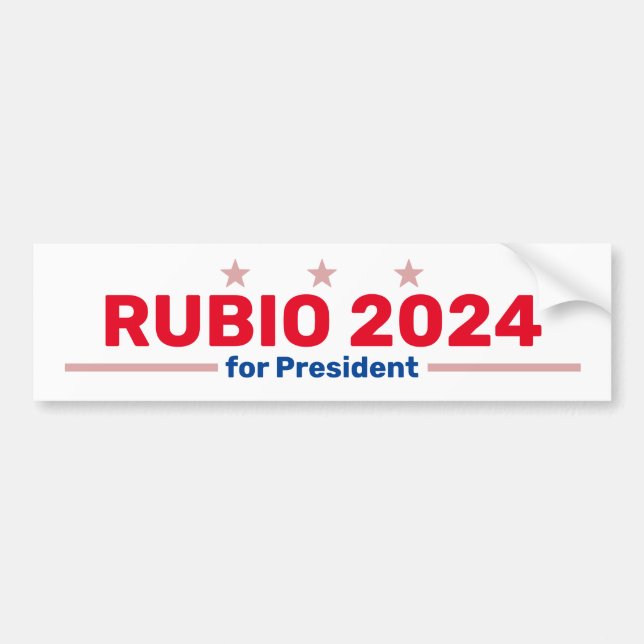 Rubio 2024 bumper sticker (Front)