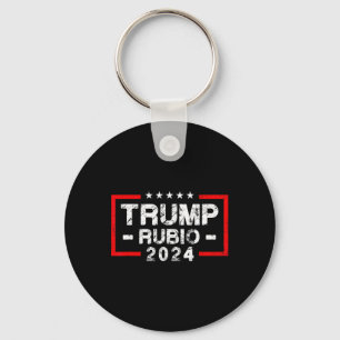 Rubio 2024 Us Flag - Election President 2024 Key Ring