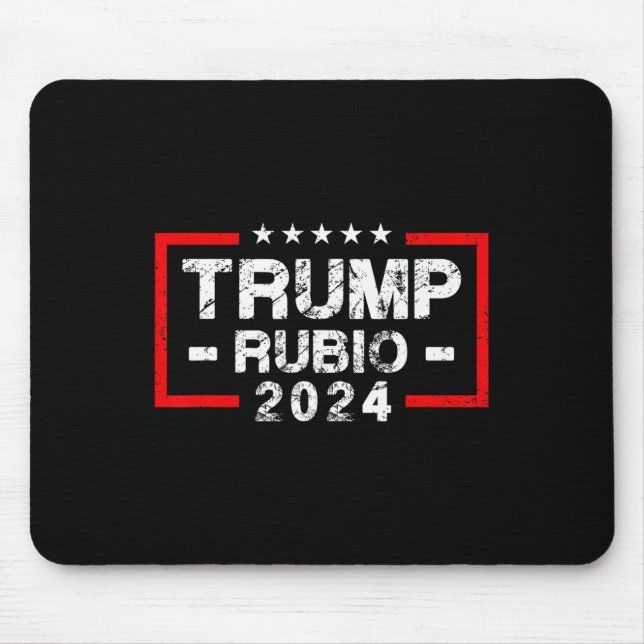 Rubio 2024 Us Flag - Election President 2024  Mouse Mat (Front)