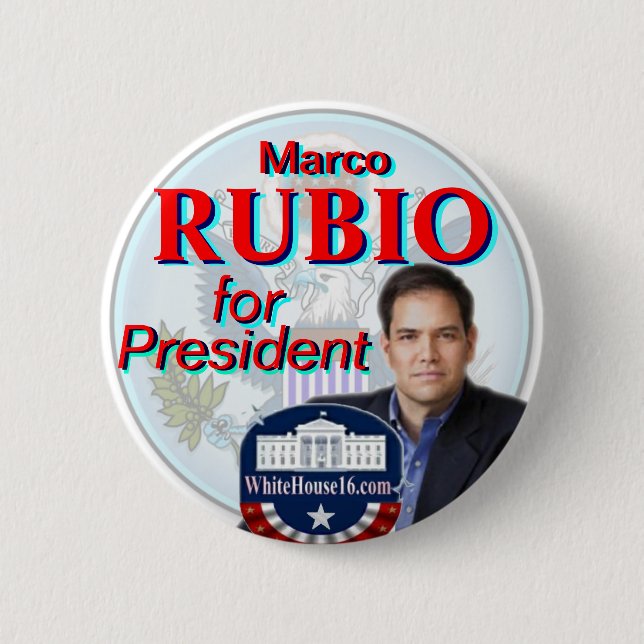 Rubio for President Great Seal Button (Front)
