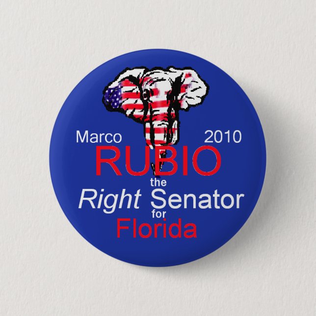 RUBIO Senate 2010 Button (Front)