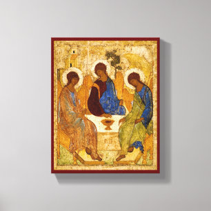 Rublev Trinity at the Table Canvas Print