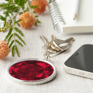 Ruby 1 key ring
