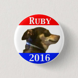 Ruby 2016 3 cm round badge