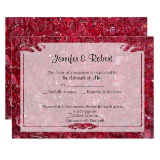 Ruby Wedding Anniversary Invitations Announcements Ruby Wedding Anniversary Invitations Announcements