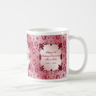 Ruby 40th Wedding Anniversary Coffee Mug