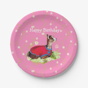 Ruby Alpaca Birthday Paper Plates