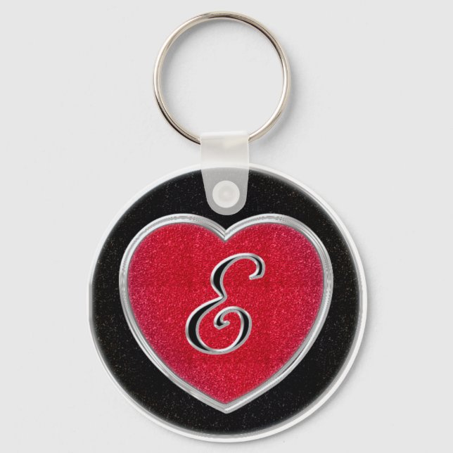 Ruby and Onyx Keychain (Front)