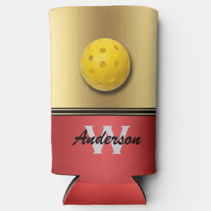 Ruby and Red colours with Monogram & Name Cooler