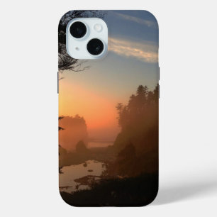 Ruby Beach Through Trees iPhone 15 Case