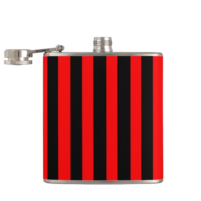 Ruby Black Hip Flask (Opened)