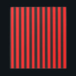 Ruby Black Notepad<br><div class="desc">Ruby Black is a simple design of black and red stripes that suits all occasions and items. This image is available on a variety of other products,  just click the link below the photo near 'About this Design'.</div>
