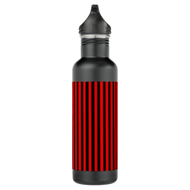 Ruby Black Stainless Steel Water Bottle (Right)