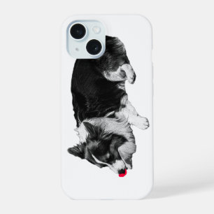 ruby calm shine, corgi iPhone 15 case