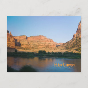 Ruby Canyon near Grand Junction, Colorado Postcard