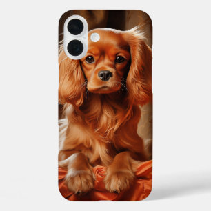 Ruby Cavalier King Charles Spaniel iPhone 16 Plus Case