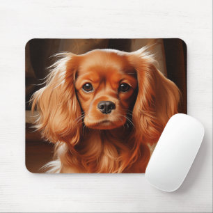 Ruby Cavalier King Charles Spaniel Mouse Mat