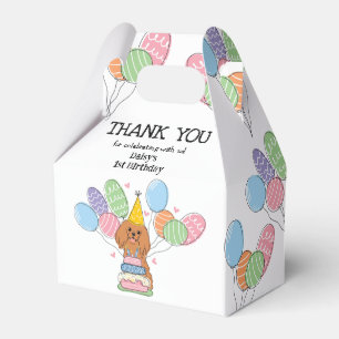 Ruby Cavalier King Charles Spaniel Thank You Favour Box