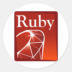 Ruby Classic Round Sticker