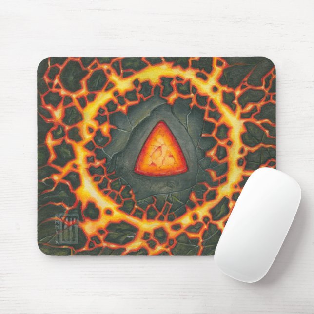 Ruby Core Gemstone Mouse Mat (With Mouse)