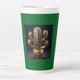 Ruby Encrusted Saguaro Latte Mug