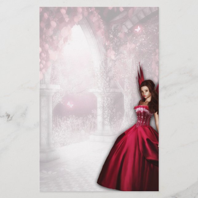 Ruby Fairy Stationery (Front)