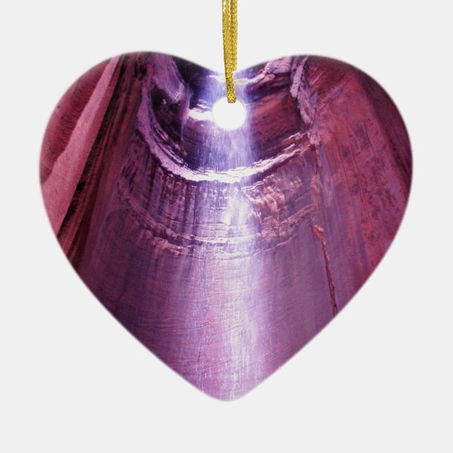 Ruby Falls Ceramic Tree Decoration (Front)