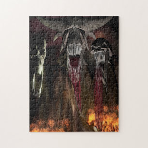 Ruby Falls Horror Art Jigsaw Puzzle