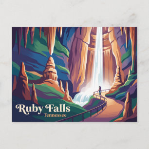 Ruby Falls Tennessee Postcard