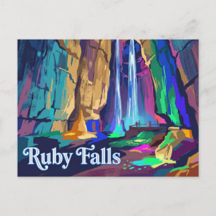 Ruby Falls Tennessee Postcard